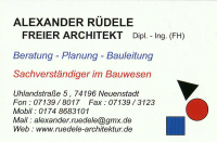 Logo Architekturbüro Alexander Rüdele